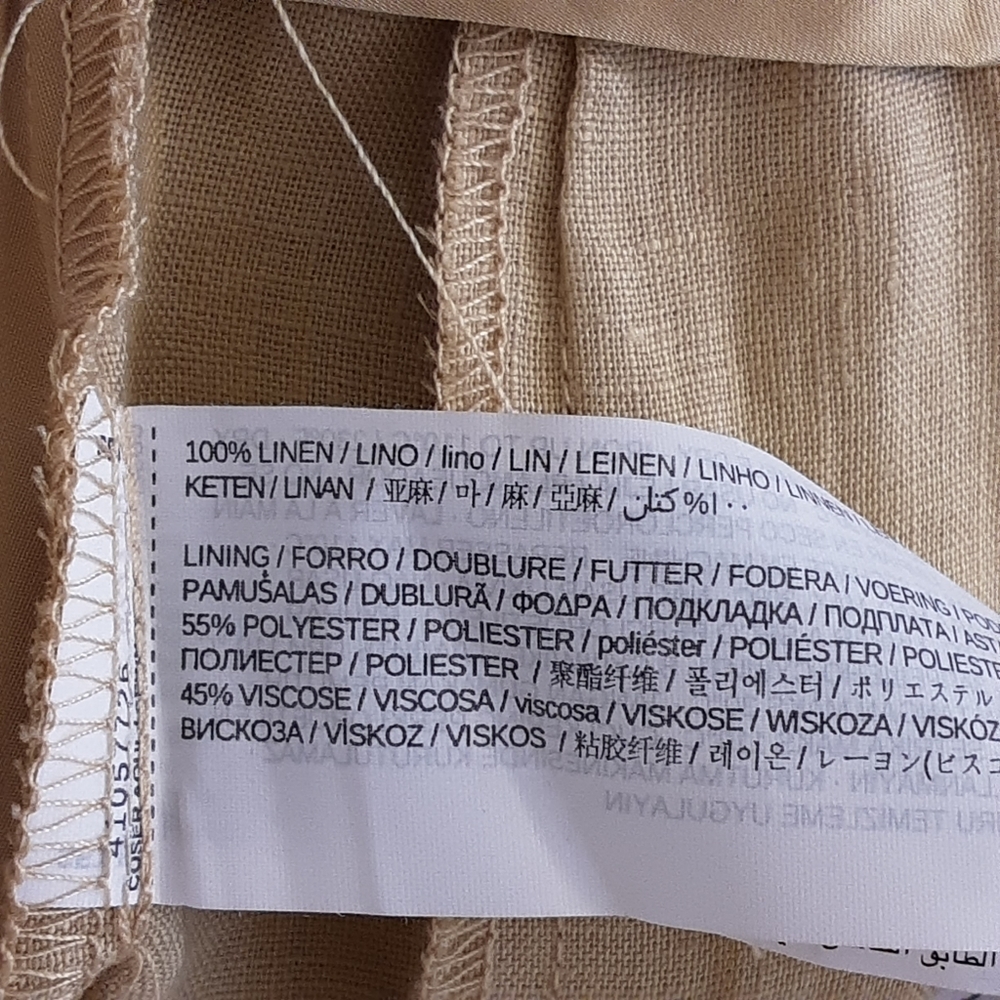 Mango 100% Linen Trousers - Picture 2 of 6